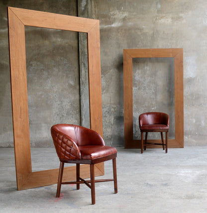 Teak armchair – Katon Arm, natural natural materials in boho style