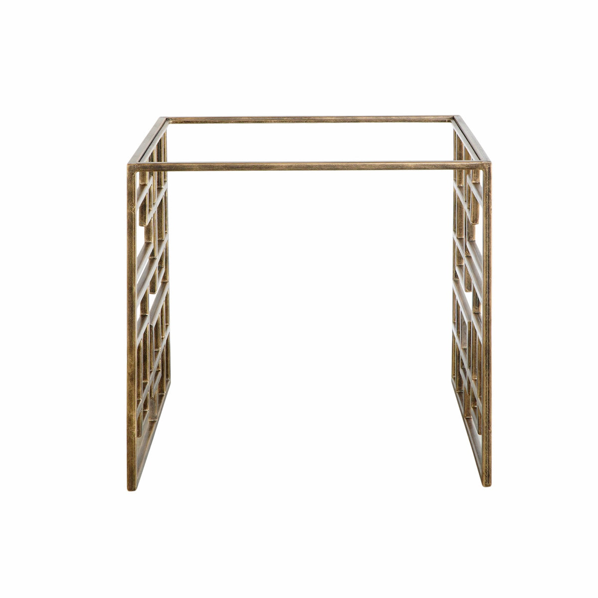 Iron coffee table Lansa – handmade in Bali, boho style