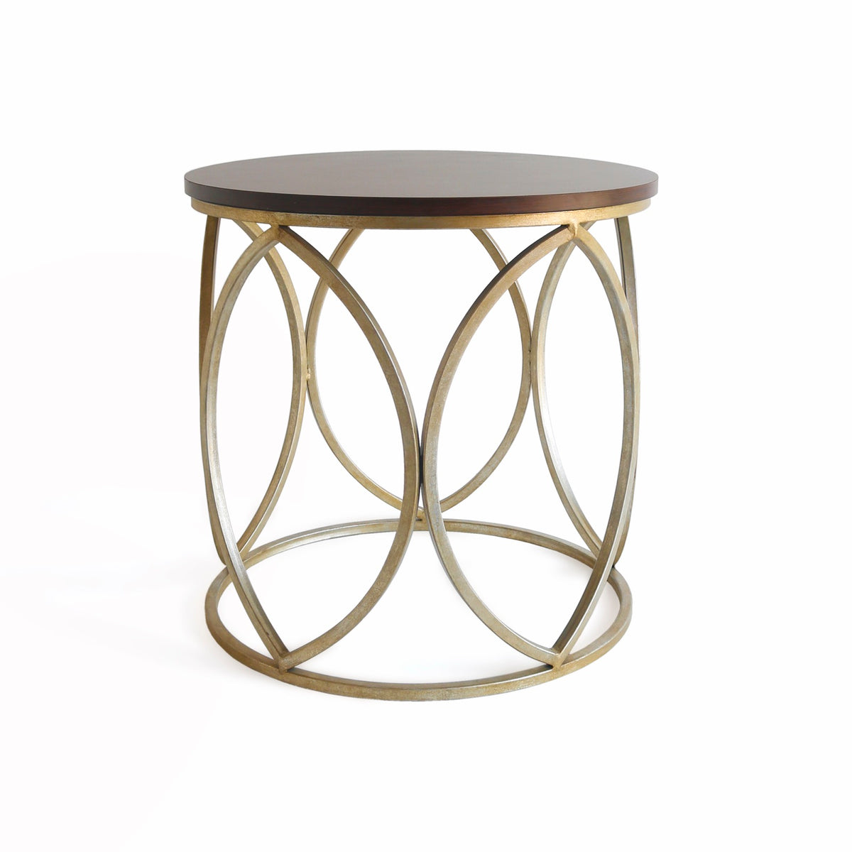 Wooden side table Lanca – boho furniture, handwoven and handmade in Bali