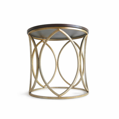 Lanca side table in natural materials – boho furniture by BaliSouk