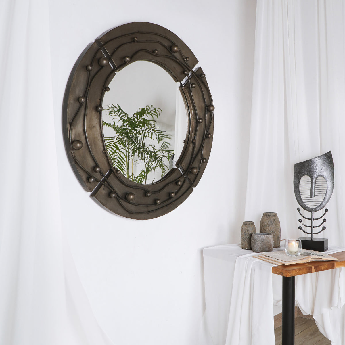 Lanca mirror by BaliSouk – boho decor made in Bali