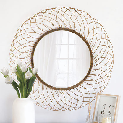 Lanca – natural materials mirror, boho decor from Bali