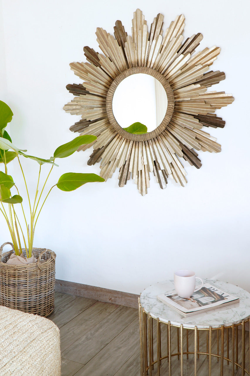 Lanca – natural materials mirror, boho decor from Bali
