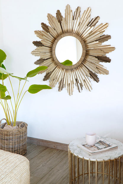 Lanca – natural materials mirror, boho decor from Bali