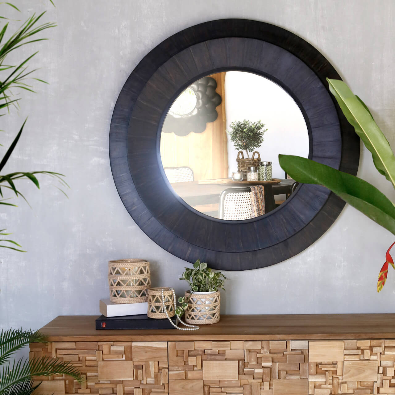 Bali Furniture – Lanca Round Mirror