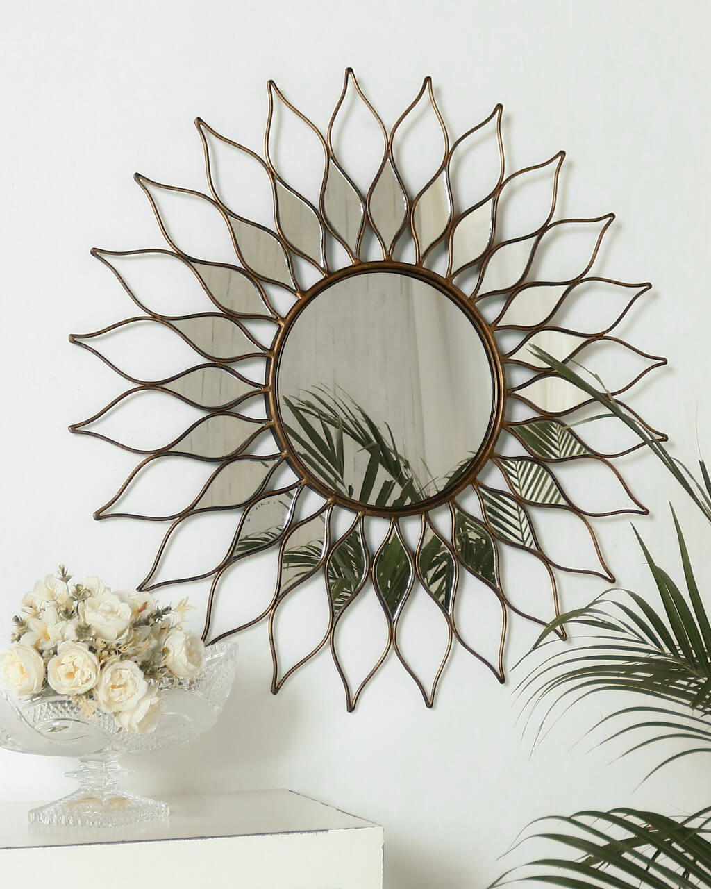 Lanca Mirror Flower – Set of 2