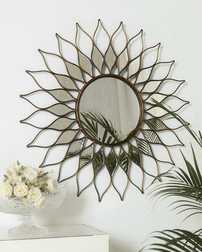 Bali Furniture – Lanca Mirror – The Lanca Mirror Flower brings warmth, t
