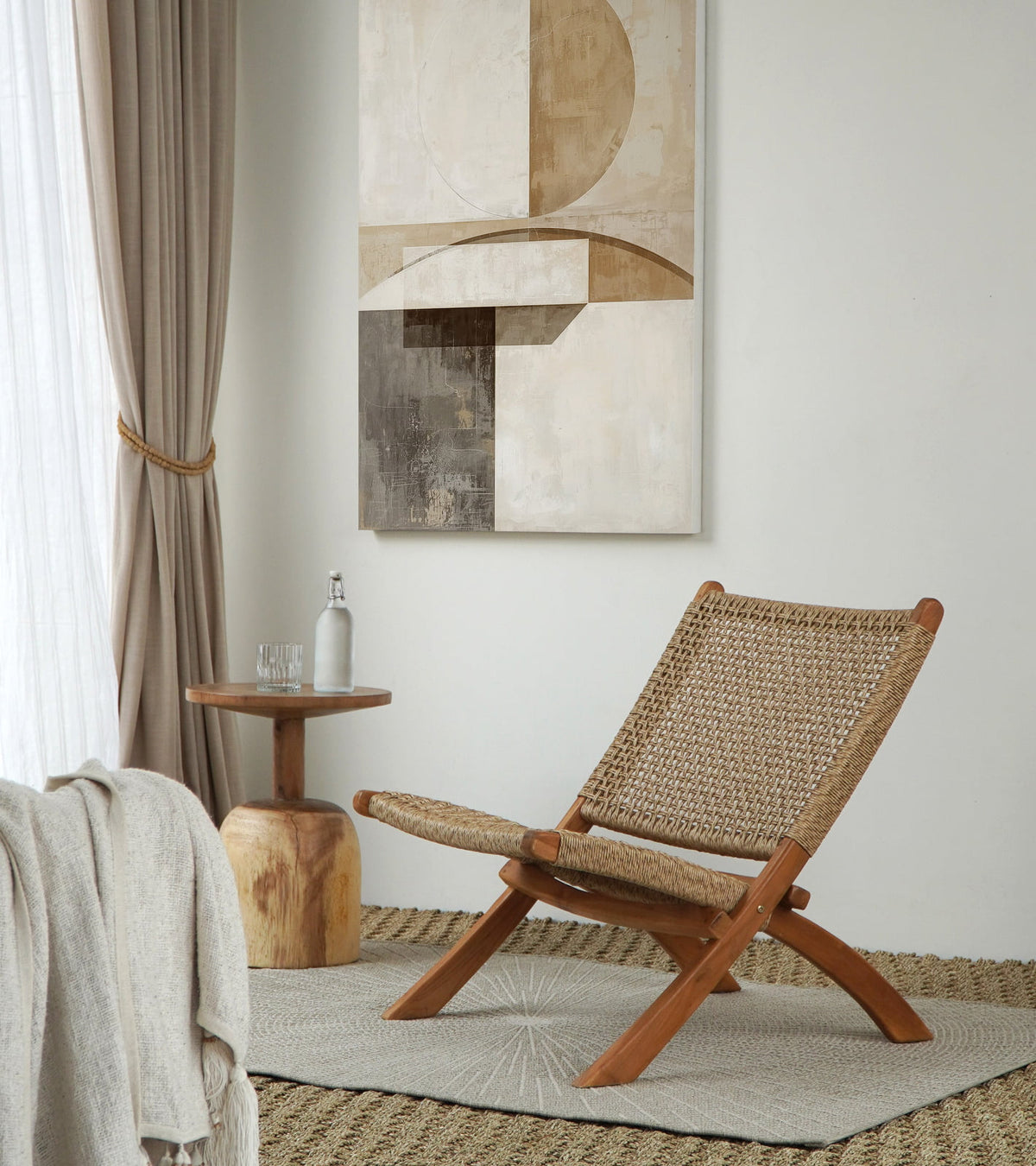rattan chair Paris Catania – boho decor handcrafted in Bali by BaliSouk