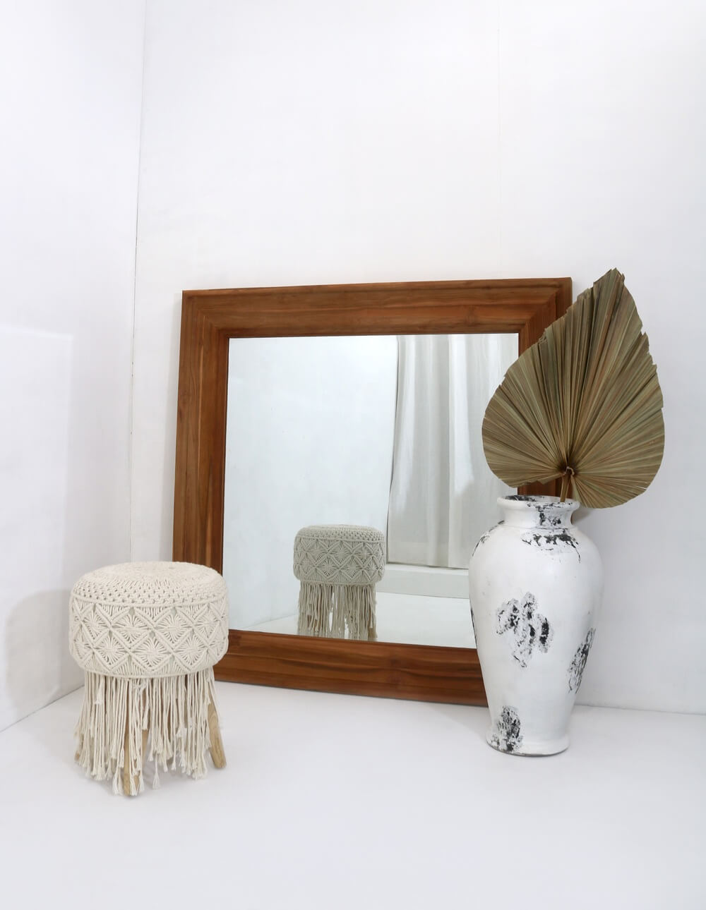 Anggun Macrame Stool – Set of 2