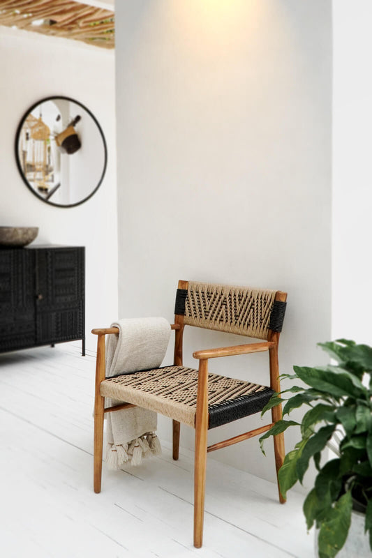 Bali Furniture – Christophoras Arm Chair – The Christophoras Armchair brings warmth