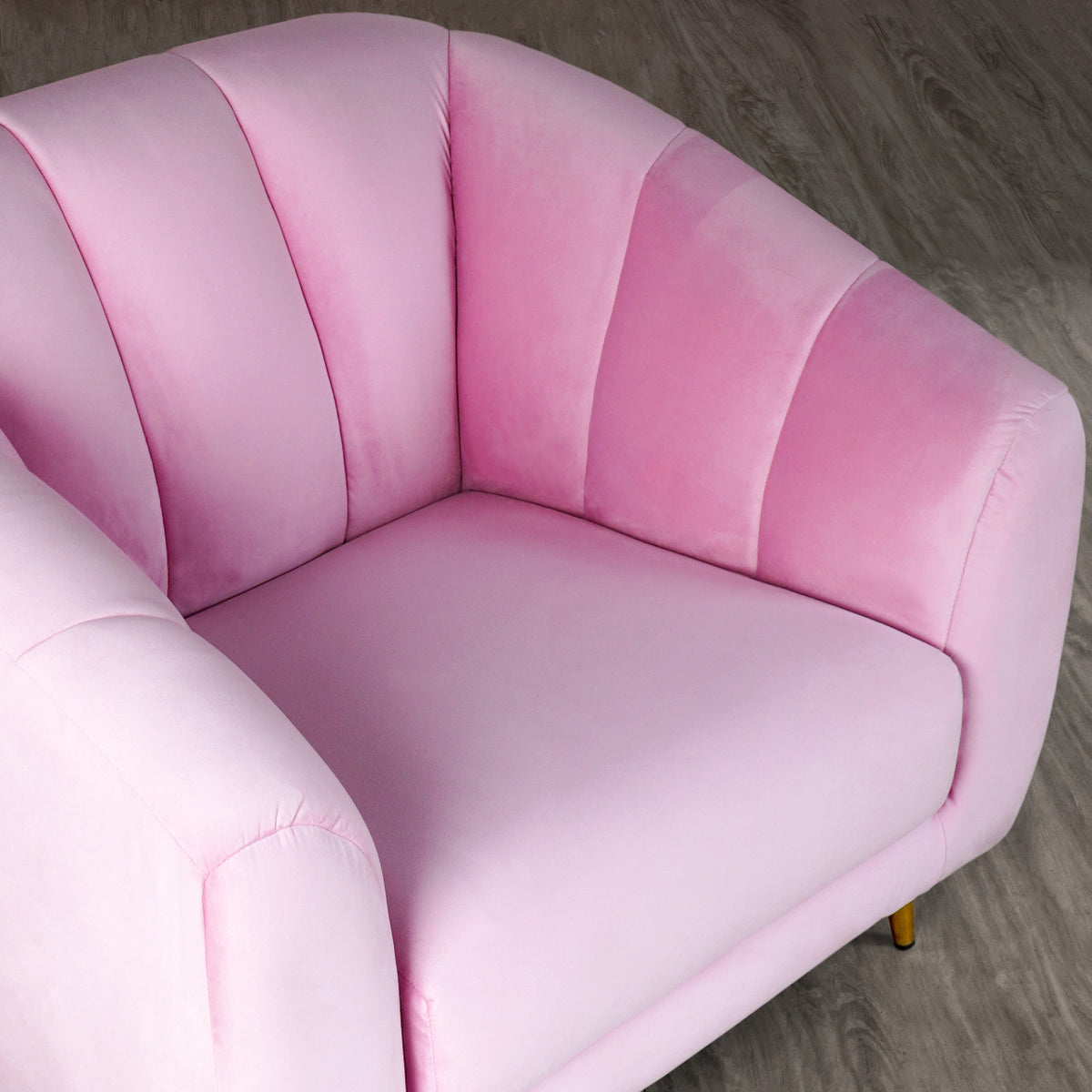 Velvet sofa – Nadia, natural natural materials in boho style