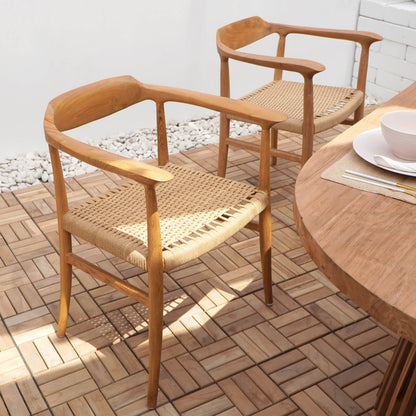 Bali Furniture – Russel Loom Arm Chair – The Russel Loom Arm Chair adds depth and