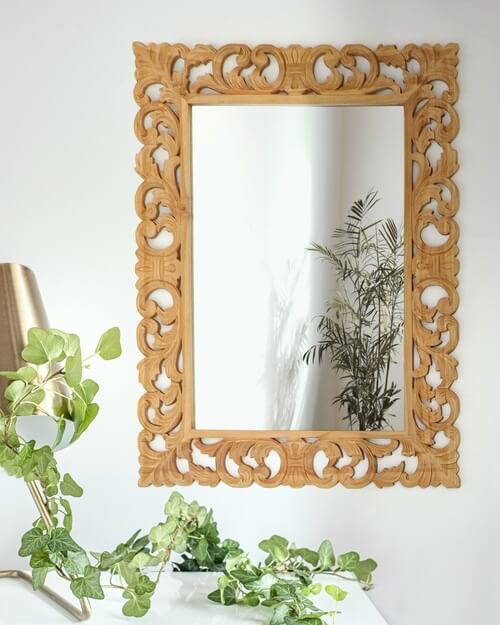 Bali Furniture – Florida Rectangular Mirror – The Florida Rectangular Mirror offers a 