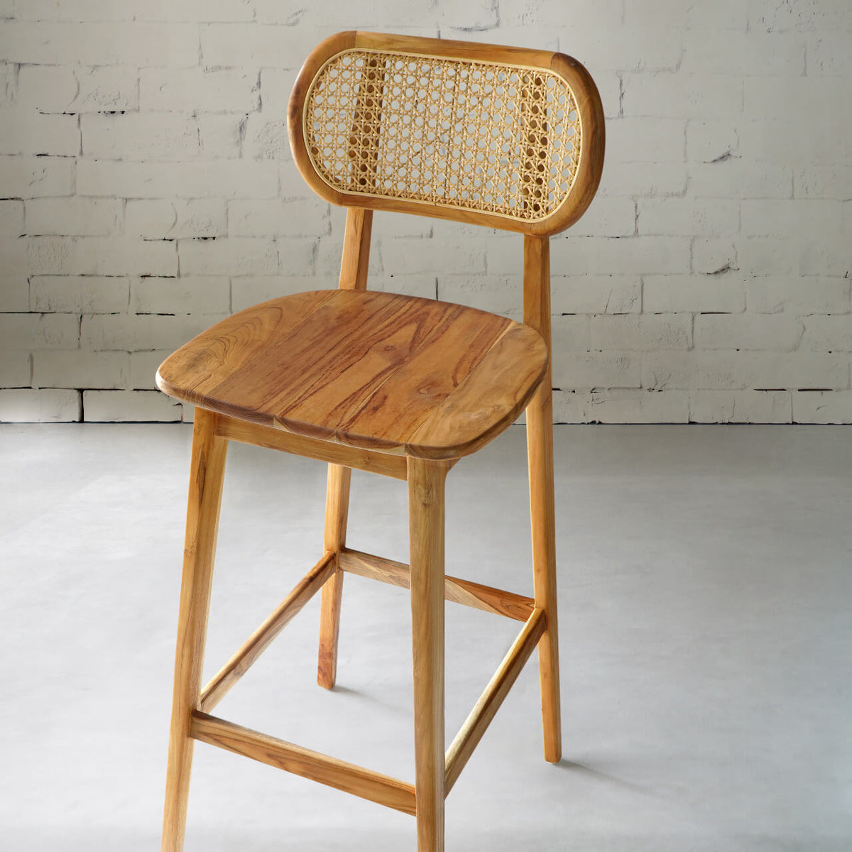 Alma Bar Stool Without Cushion – Set of 2
