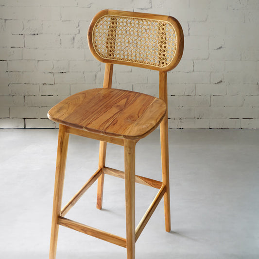 Bali Furniture – Alma Bar Stool Without Cushion – The Alma Bar Stool Without Cushion adds 