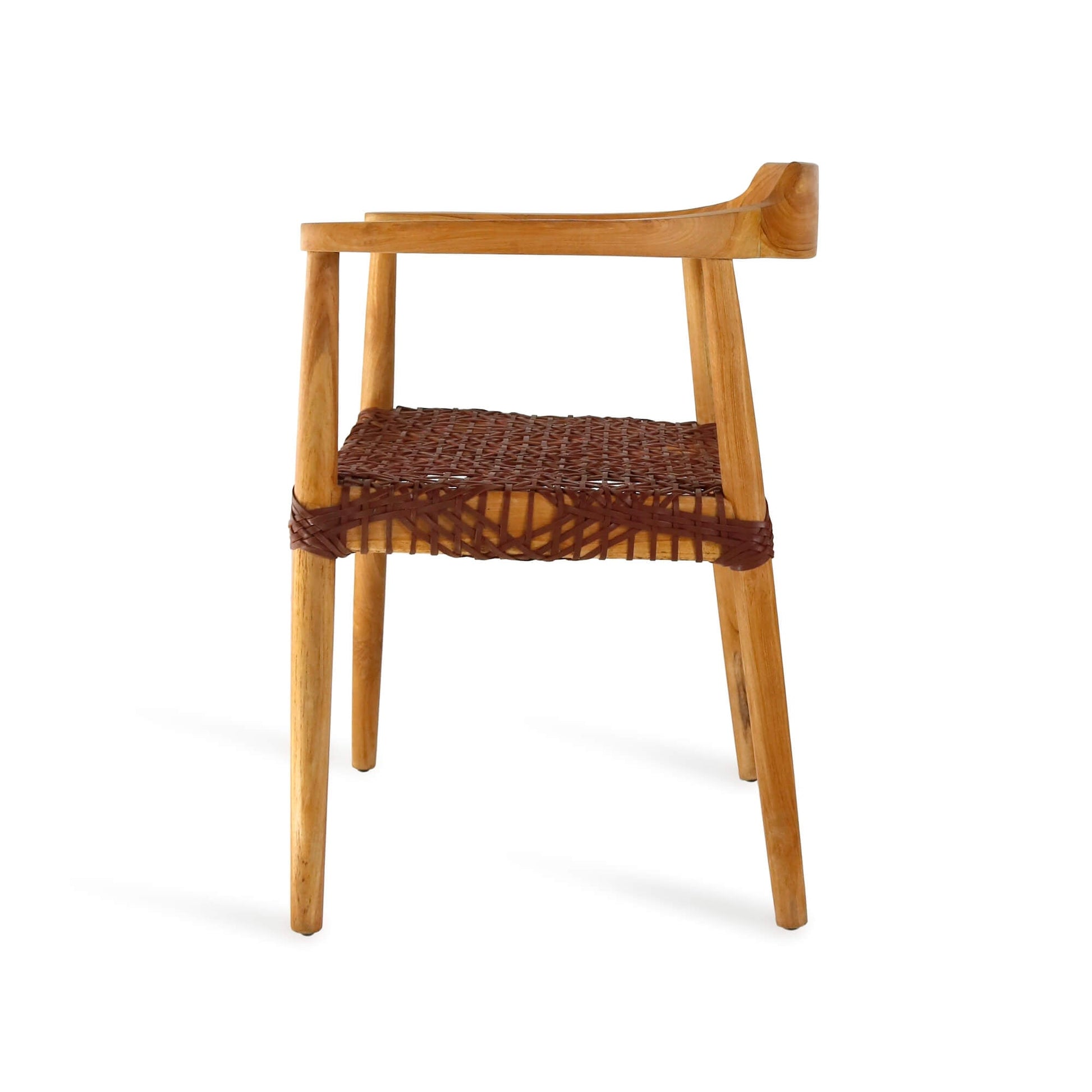 Bali Furniture – Kopenhagen Armchair With Leather Seat