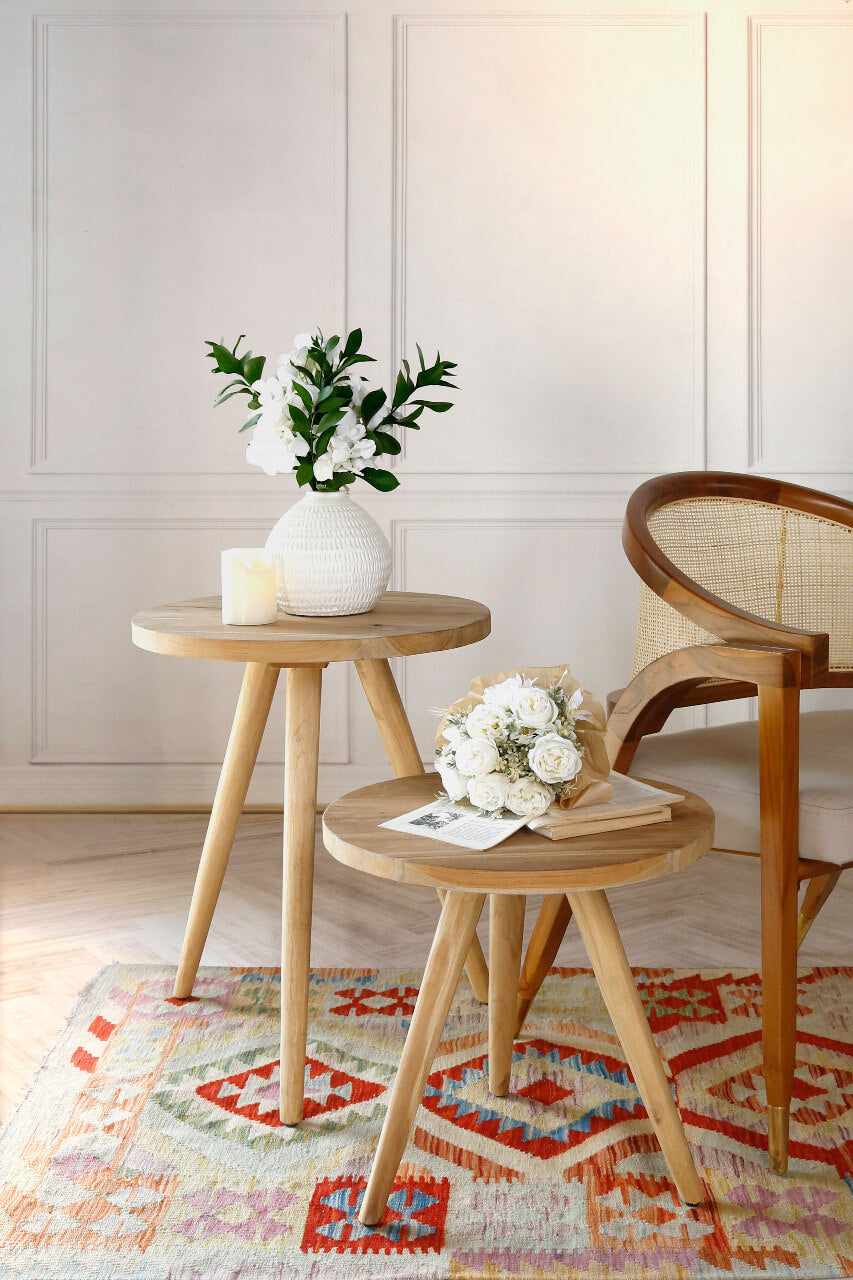 Klaten Round Nest Table Set Of Two - Kd