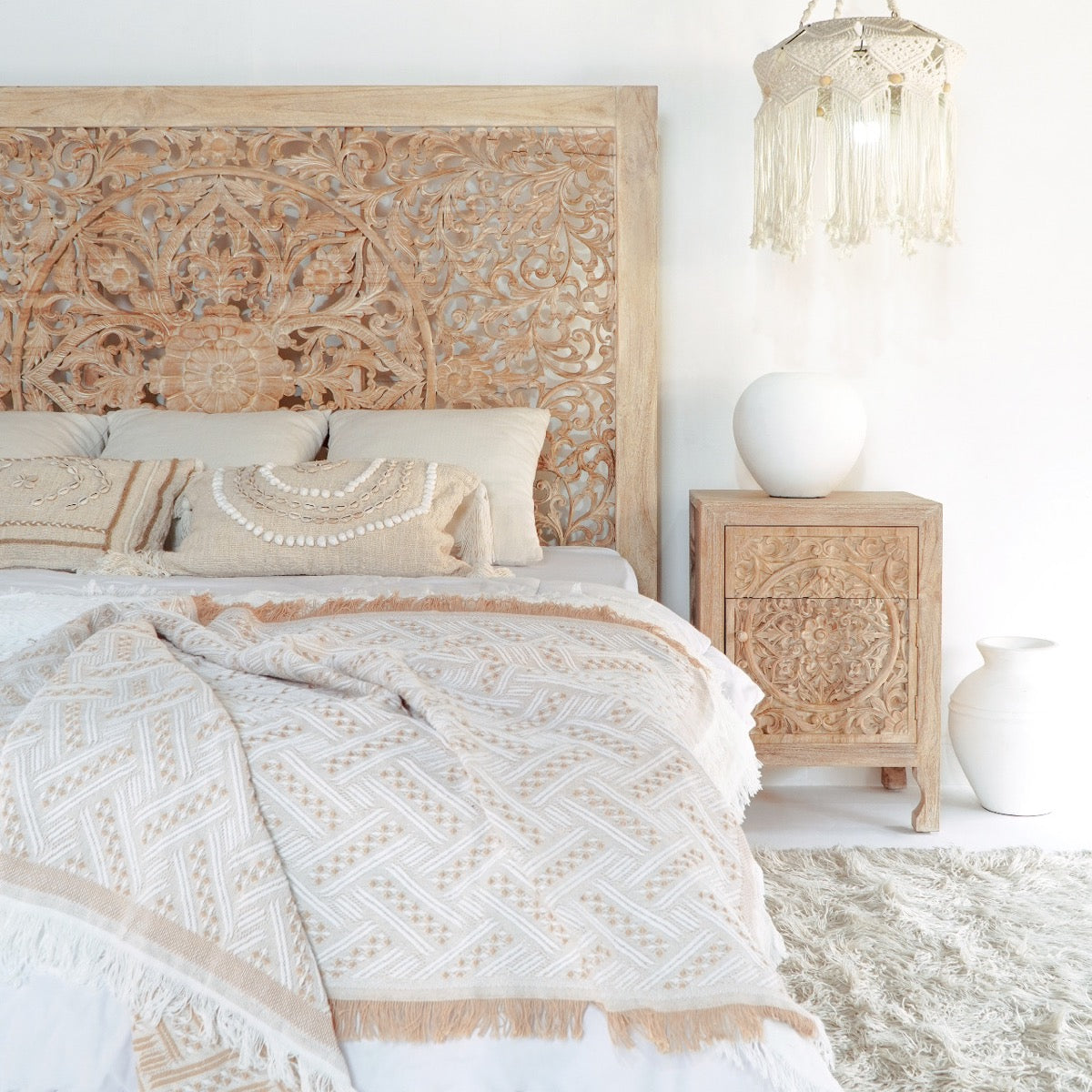 Monika Bed With Headboard