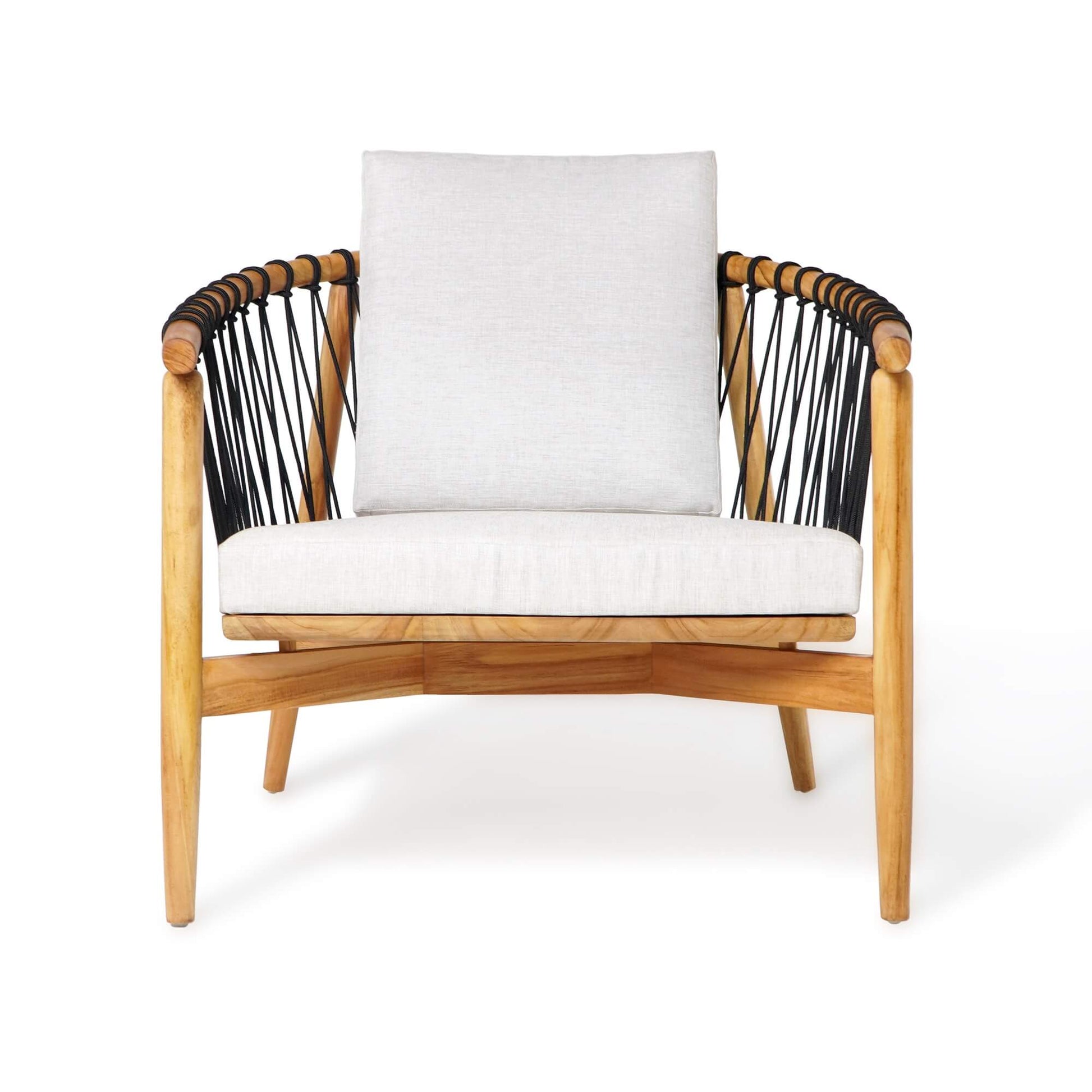 Bali Furniture – Haribo Lounge Chair With White Cushion Set