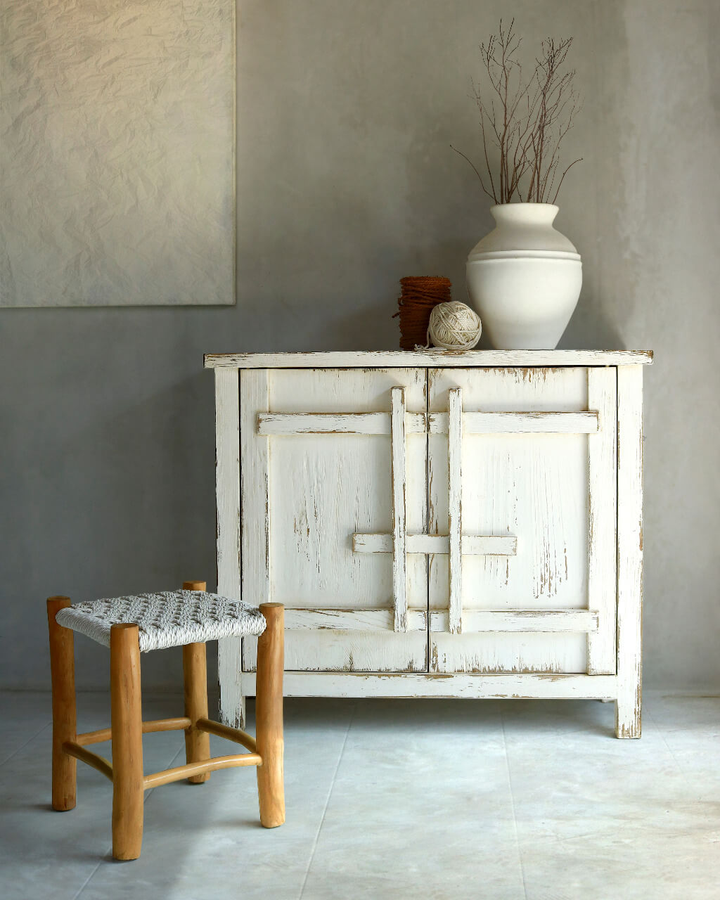 Samosir Cabinet 2 Doors White