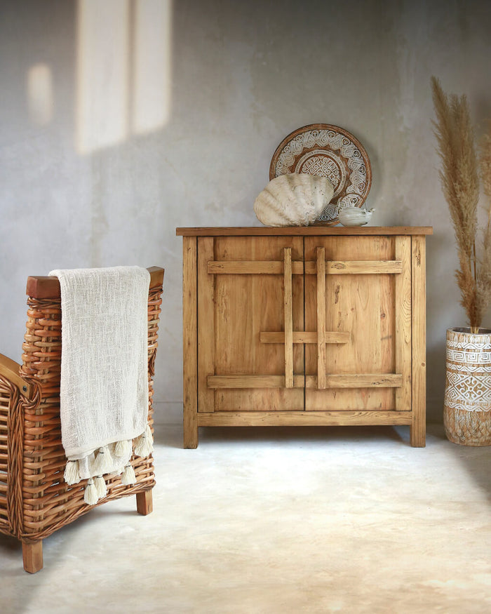 Bali Furniture – Samosir Cabinet 2 Doors – The Samosir Cabinet 2 Doors Natural adds