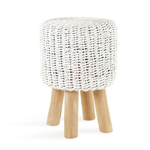 Davos Stool With Four Legs