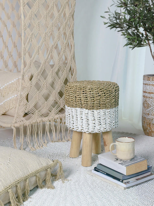 Bali Furniture – Davos Stool With Four Legs – The Davos Stool With Four Legs natural &