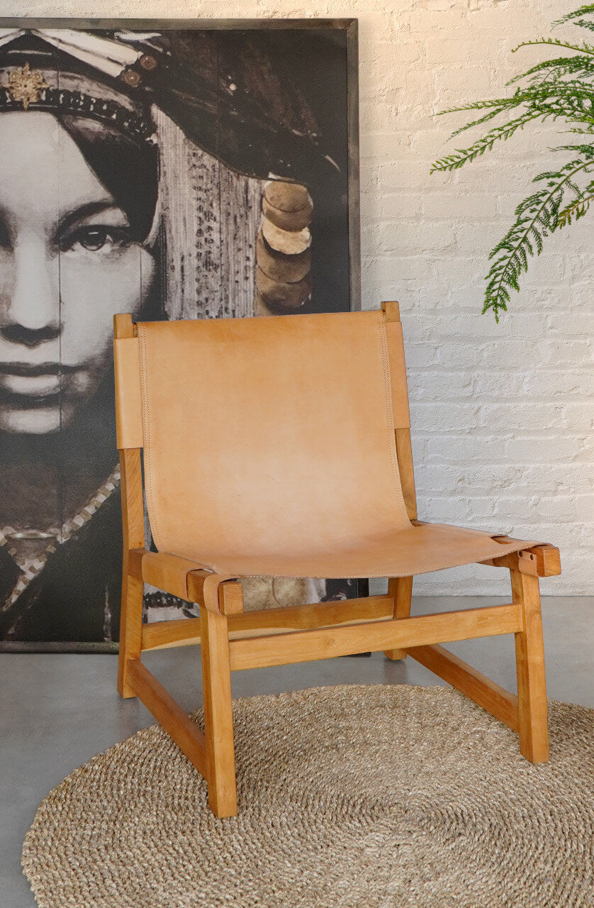 Bali Furniture – Budi Lounge Chair – The Budi Lounge Chair adds depth and cha