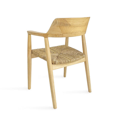 Kennedy Armchair With Rush Seat