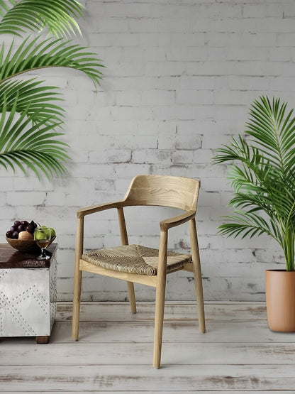Bali Furniture – Kennedy Armchair With Rush Seat – The Kennedy Armchair With Rush Seat brin