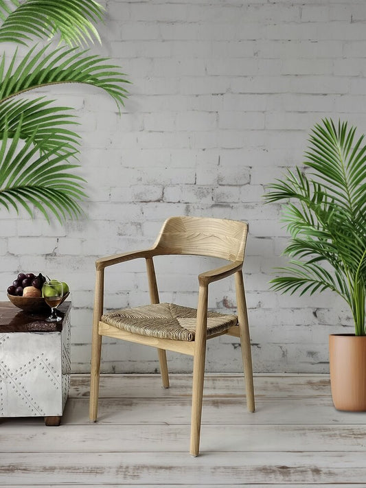 Bali Furniture – Kennedy Armchair With Rush Seat – The Kennedy Armchair With Rush Seat brin