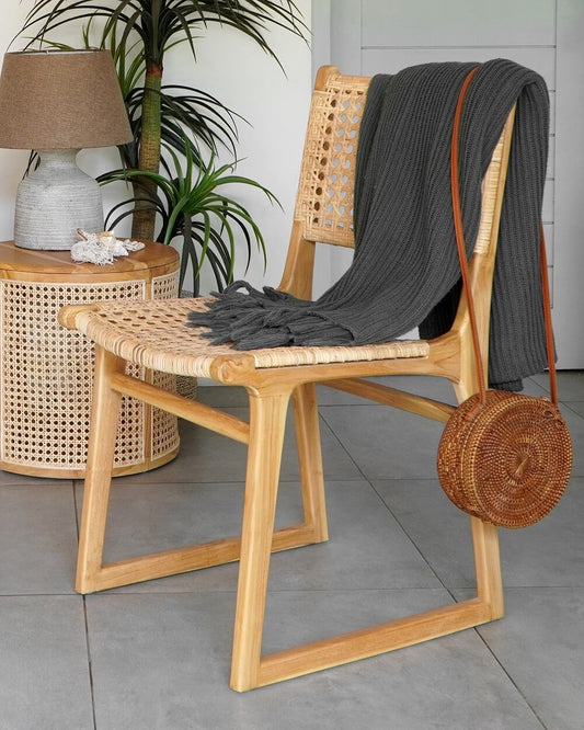 Bali Furniture – Aprilia Dining Chair Without Cushion – The Aprilia Dining Chair Without Cushion