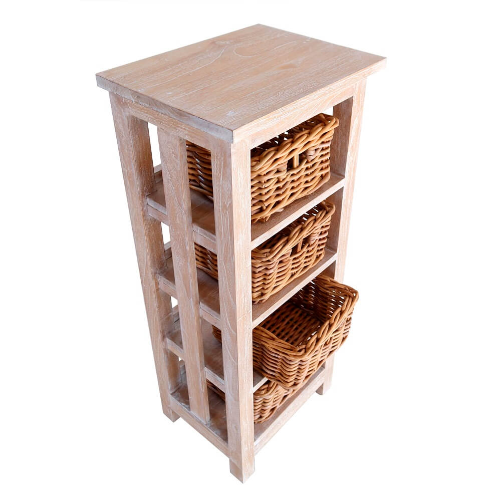 Blora Cabinet With 4 Baskets 