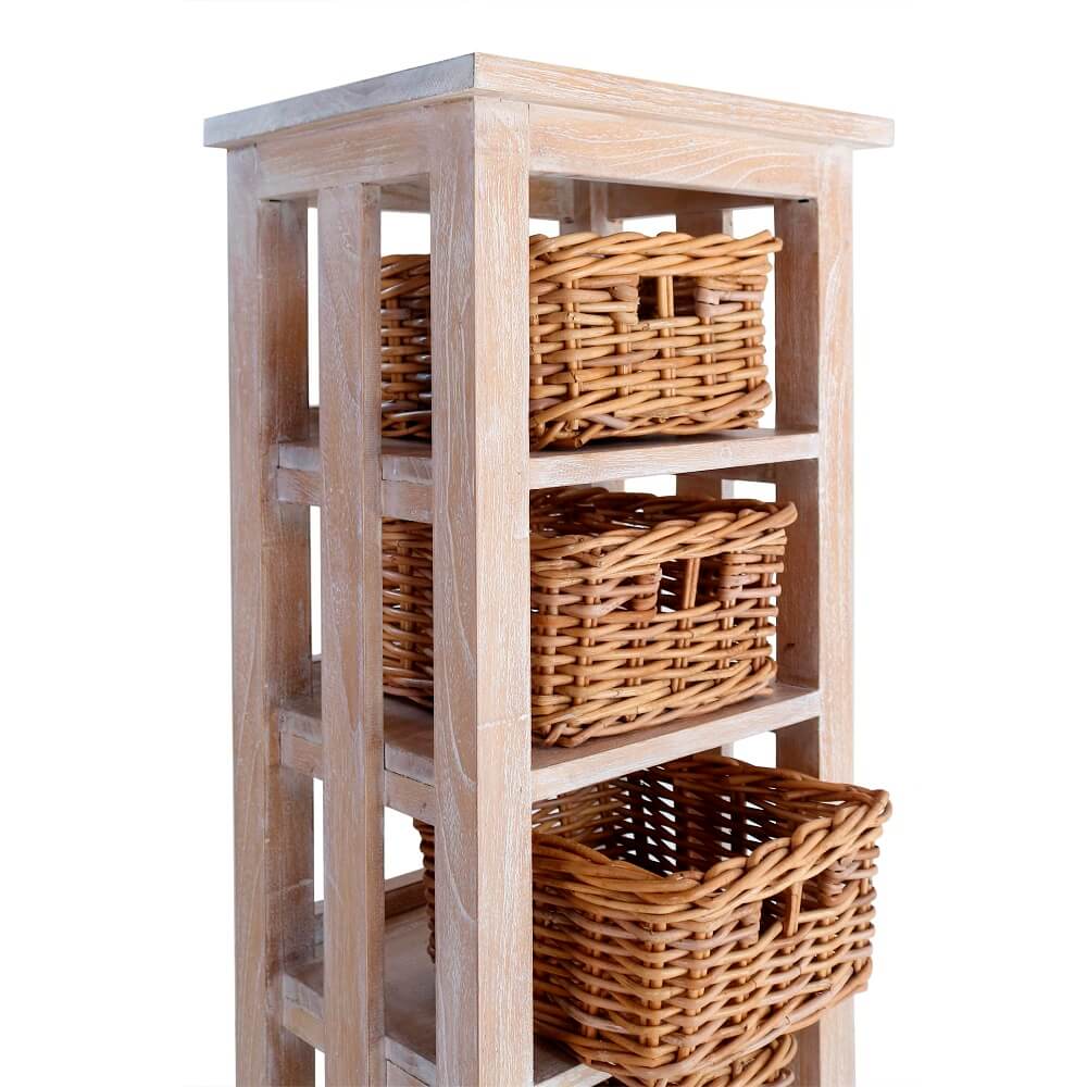 Blora Cabinet With 4 Baskets 