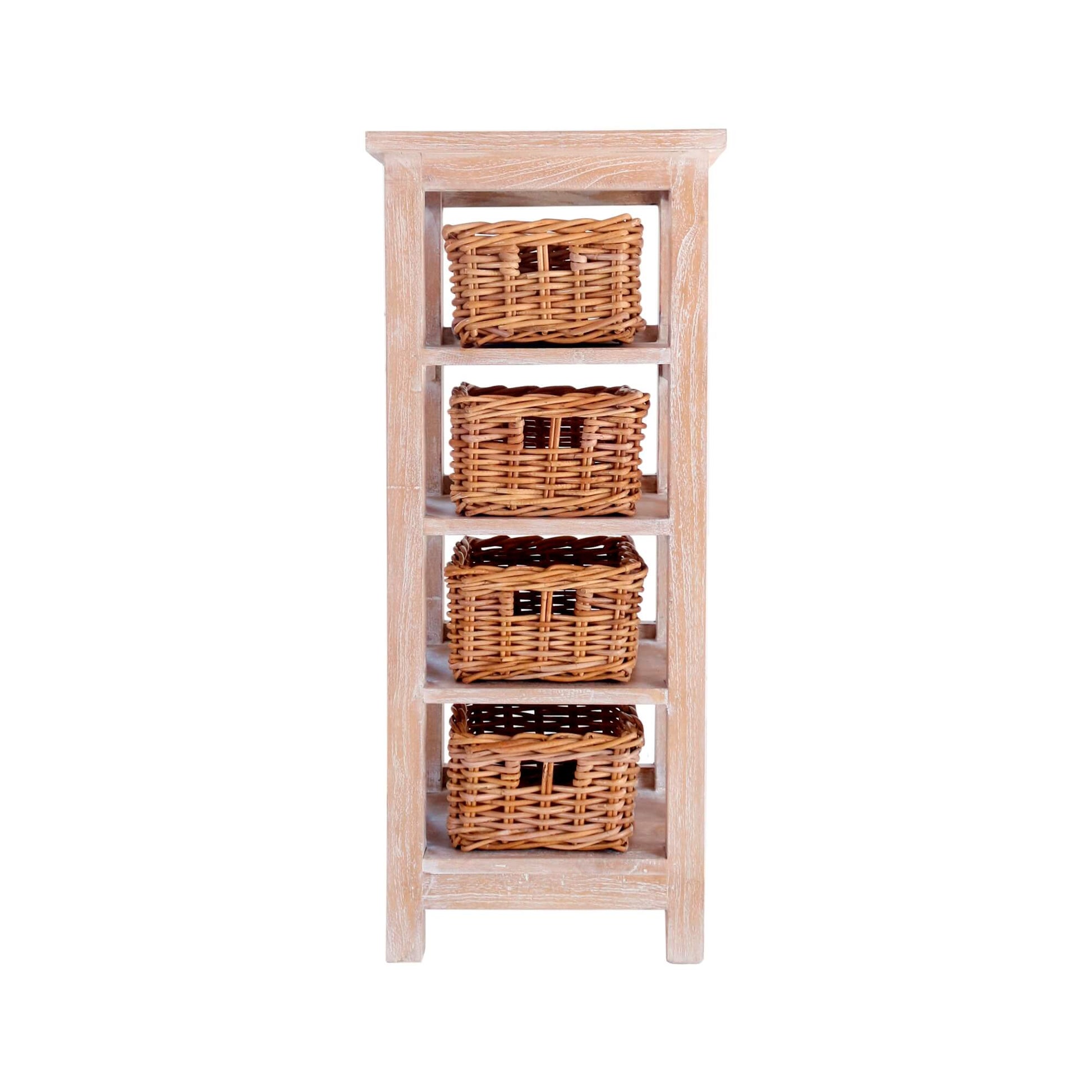 Blora Cabinet With 4 Baskets 