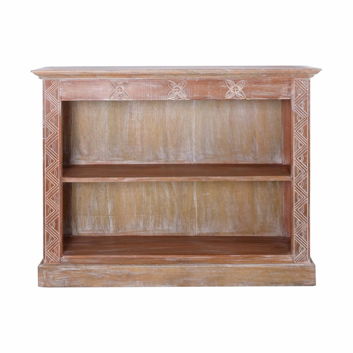 Handmade solid wood bookcase – the Sentani, boho furniture made in Bali