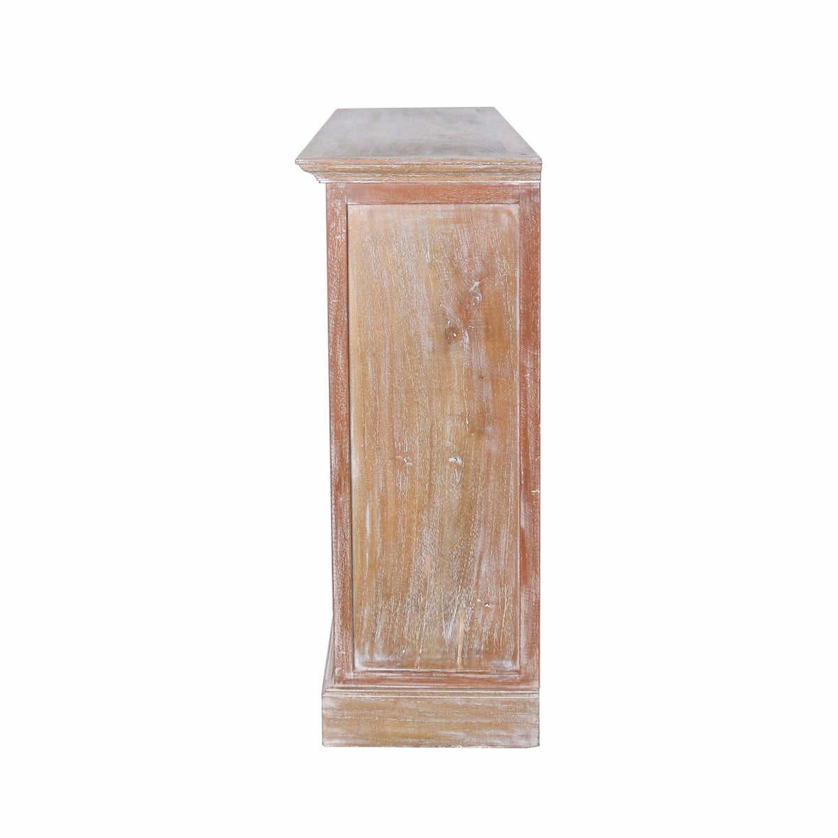 Solid wood bookcase – Sentani, natural natural materials in boho style