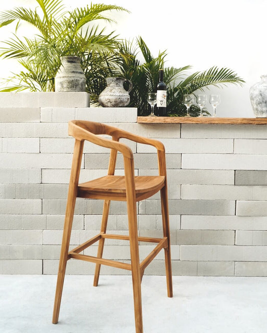 Bali Furniture – Funny Mini Bar Chair Without Cushion – The Funny Mini Bar Chair Without Cushion