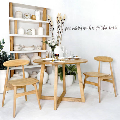 Bali Furniture – Lucio Dining Chair Without Cushon