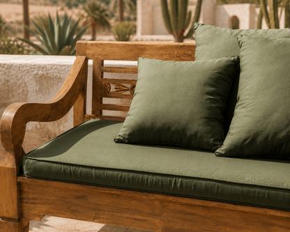 Java Daybed With Green Cushion Set- Kd