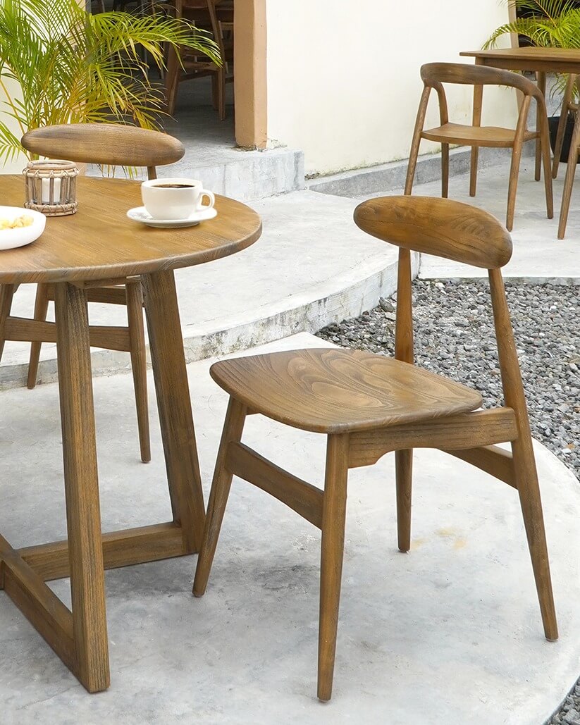 Bali Furniture – Lucio Dining Chair Without Cushon