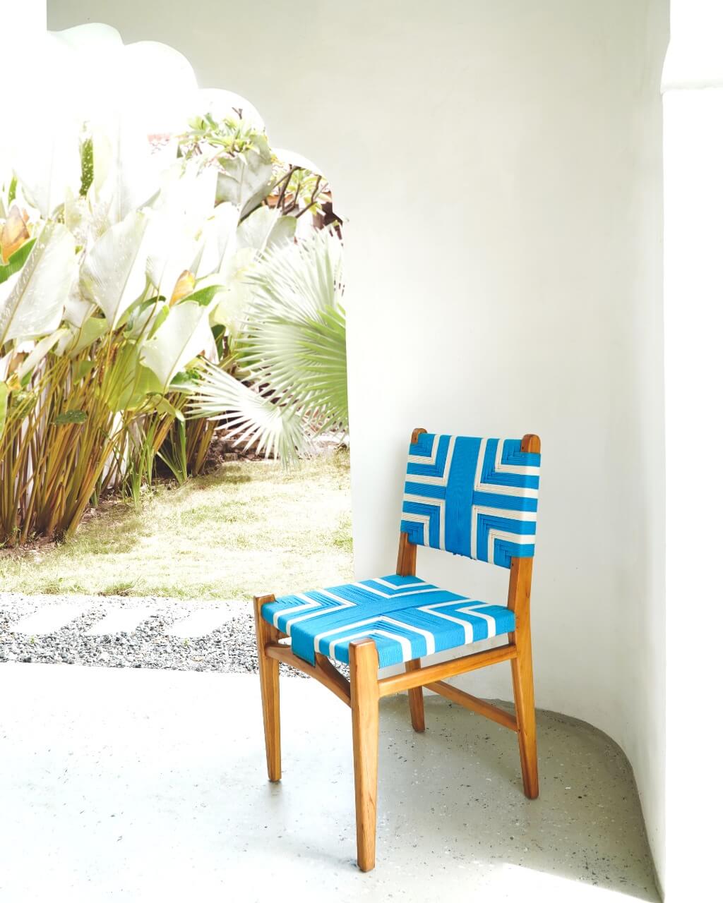 Katjia Rope Dining Chair Without Cushion – Set of 2