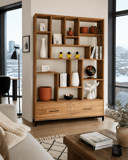 Andrea Bookshelf 2 Drawers