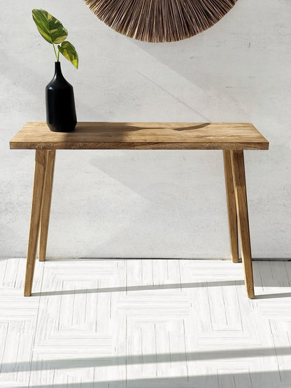 Ronald console table in natural materials – handmade boho furniture from Bali