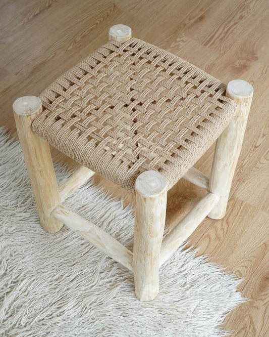 Bali Furniture – London Stool – The London Stool brings warmth, texture 
