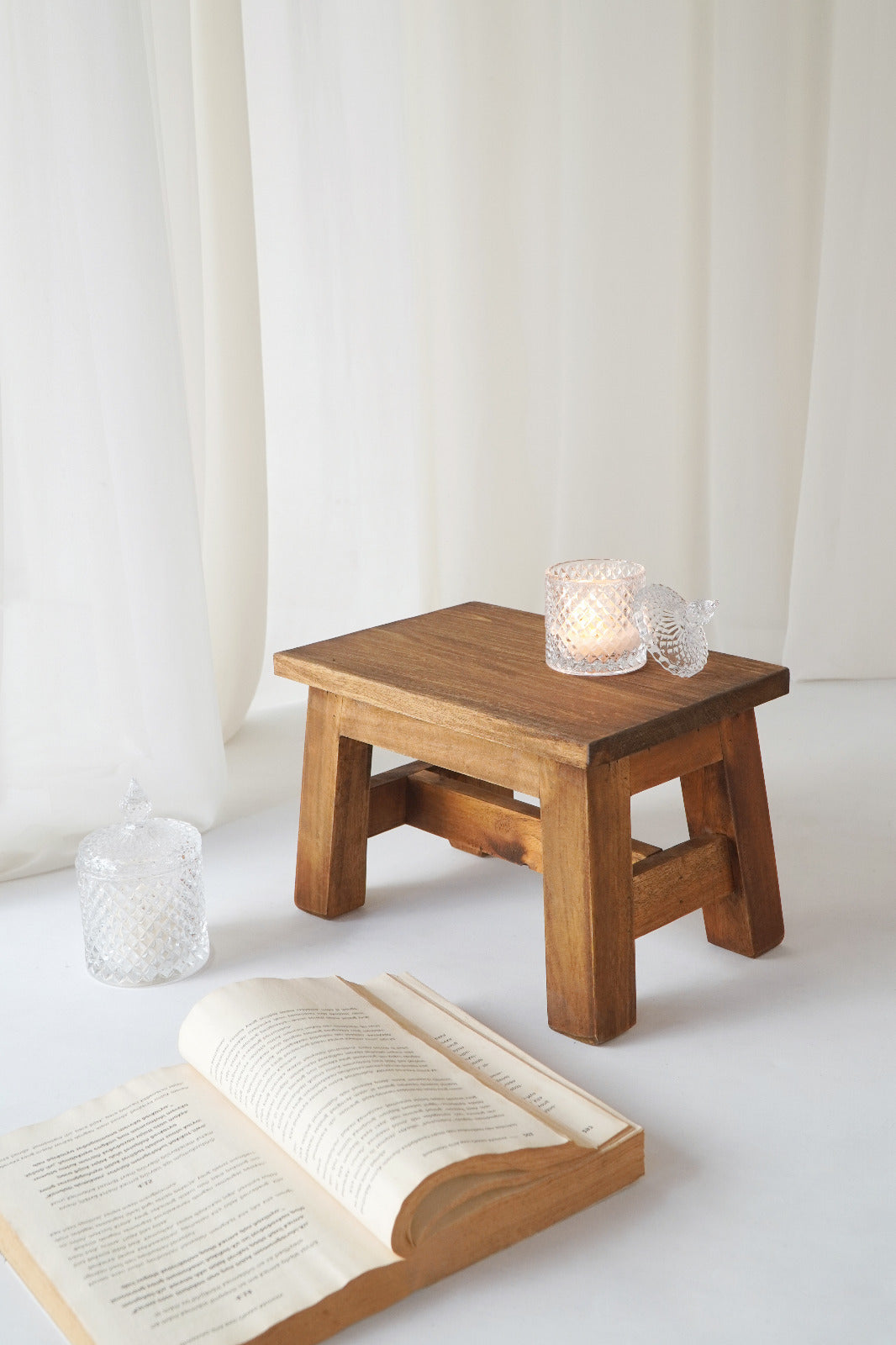 Mahogany bench Ranch – handmade in Bali, boho style