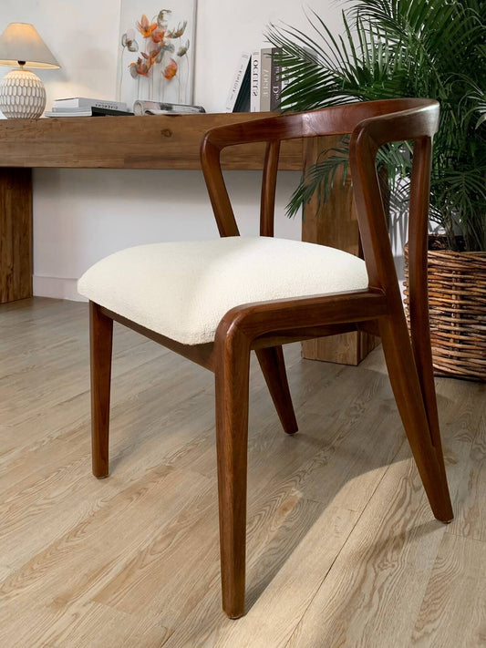 Bordeaux Dining Chair With Upholstery Cushion Seat