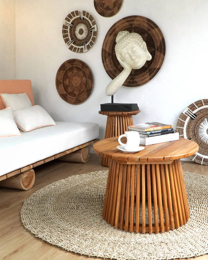 Kentana Side Table With Slat On Top