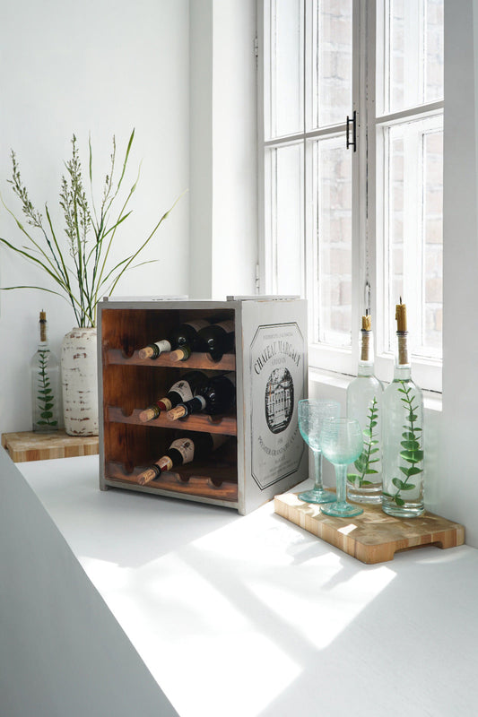 Bali Furniture – Cube Wine Holder With Letters – Cube Wine Holder With Letters brings a r