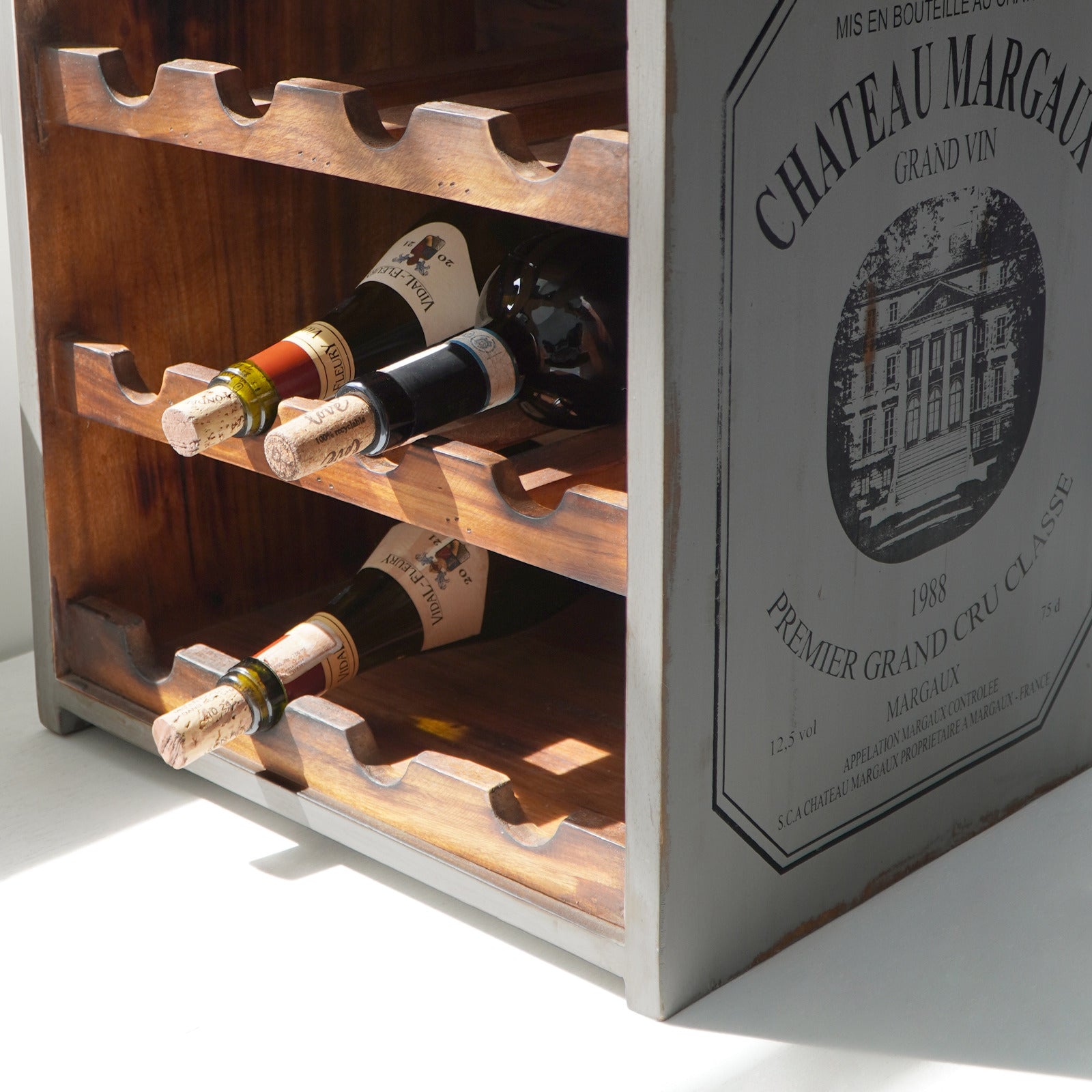 Bali Furniture – Cube Wine Holder With Letters